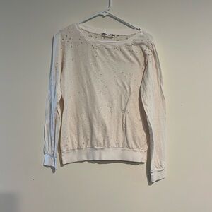 ♻️Michael Stars Distressed Sweater